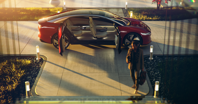 Illustration for article titled The Volkswagen I.D. Vizzion Will Get A Bigger Battery Than Anything Tesla Makes